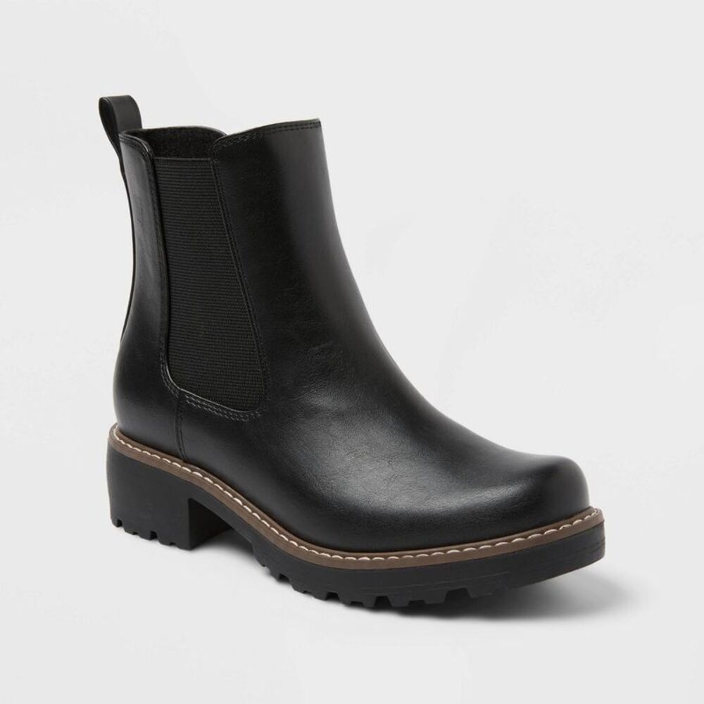 Women’s Celina Boots with Memory Foam Insole – Universal Thread Black 7.5